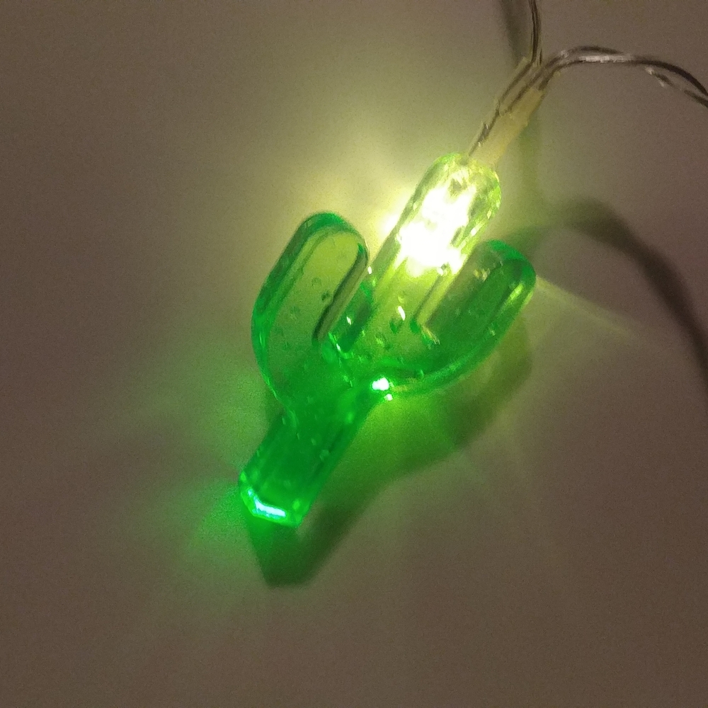 Green Cactus String Lights
